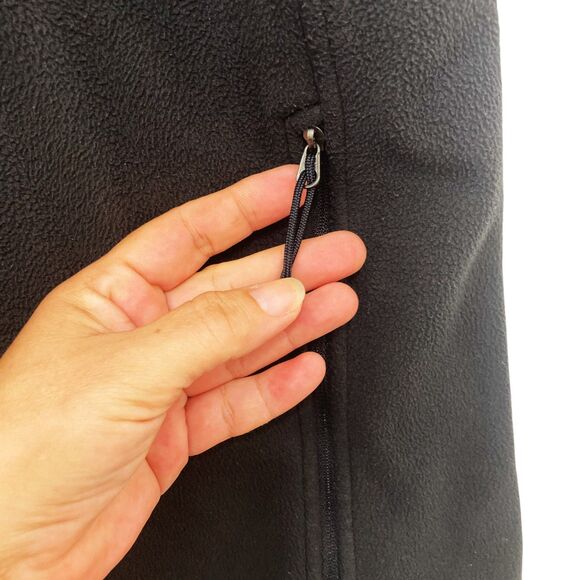 The North Face Front Range Fleece Vest - Men's L Full Zip Pockets Black Logo - Picture 11 of 14